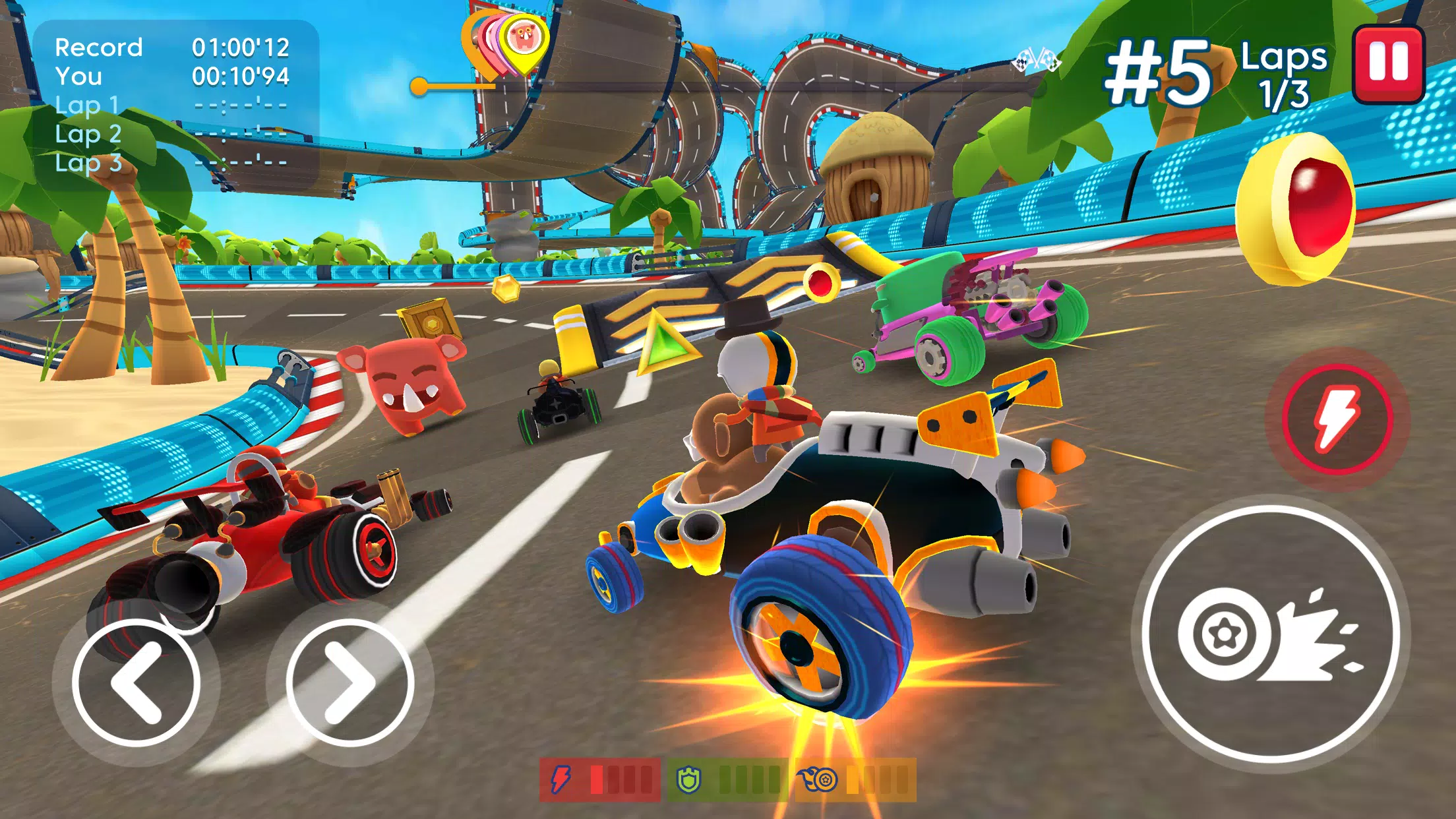 Starlit On Wheels: Super Kart 螢幕截圖 0