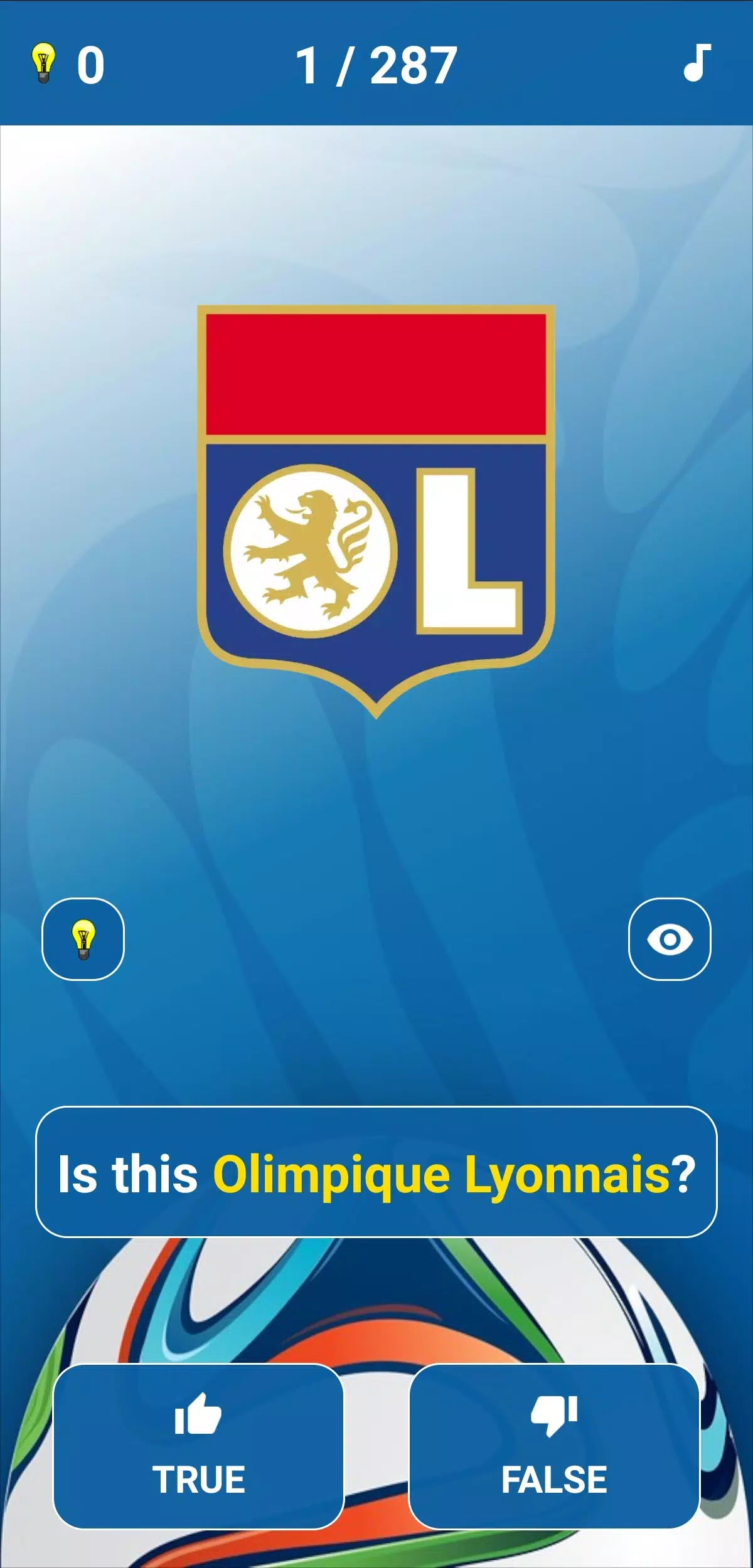 Soccer Clubs Logo Quiz Zrzut ekranu 1