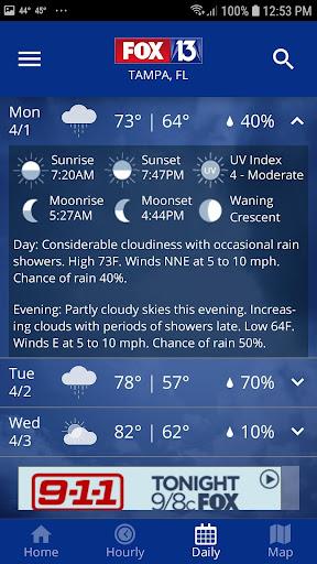 FOX 13 Tampa: SkyTower Weather Capture d'écran 2