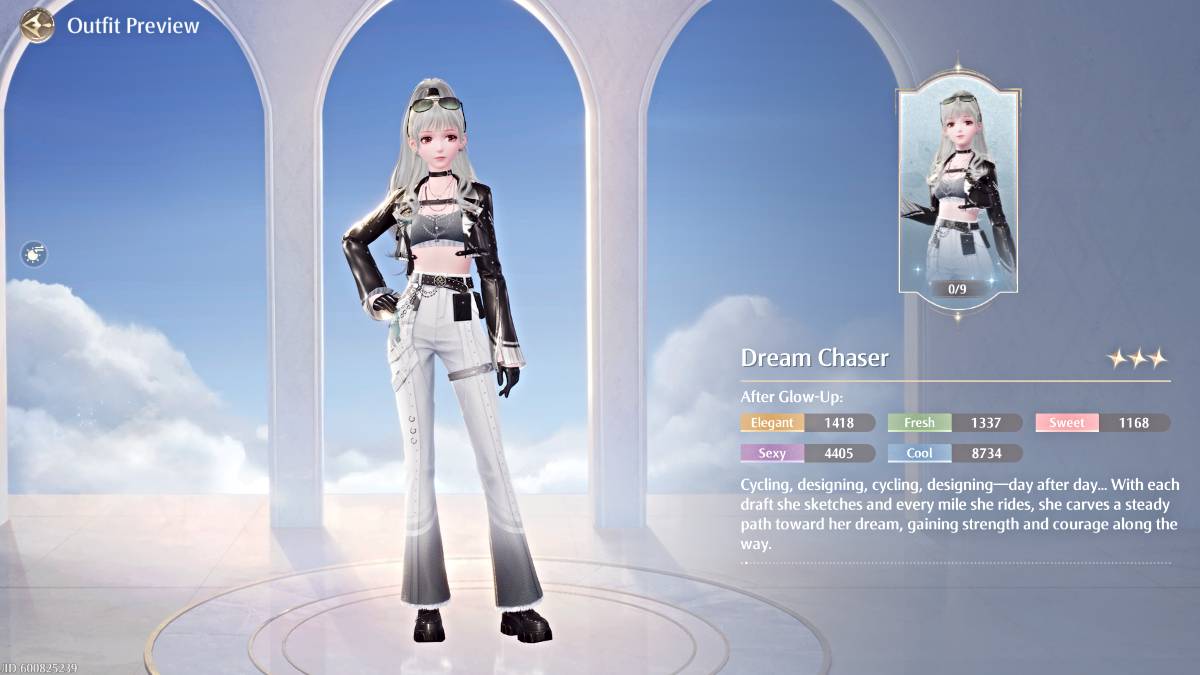 Dream Chaser outfit in Infinity Nikki