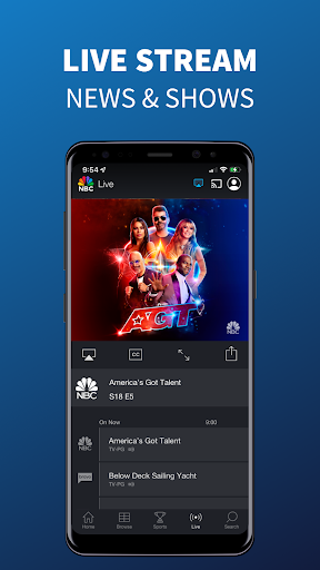 The NBC App - Stream TV Shows Скриншот 0