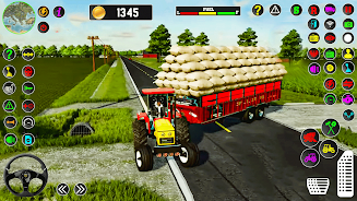 Farm Tractor Driving Game 2023 Ekran Görüntüsü 2