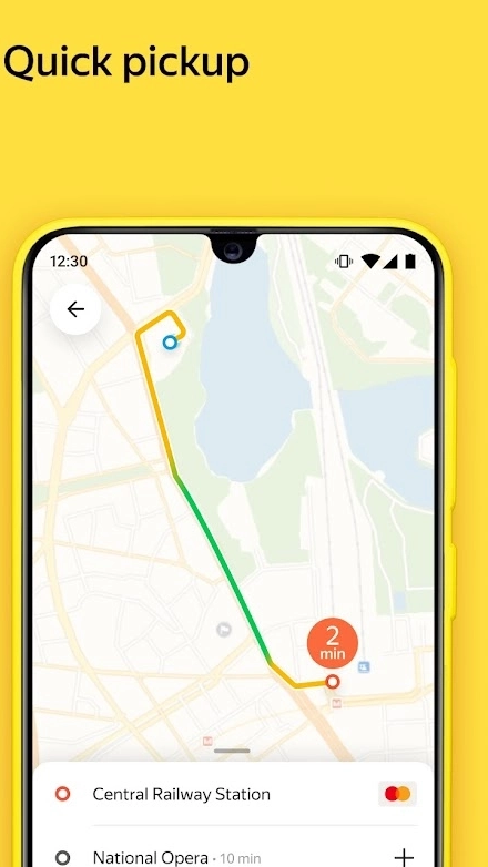 Yandex Go: Taxi Food Delivery Screenshot 0