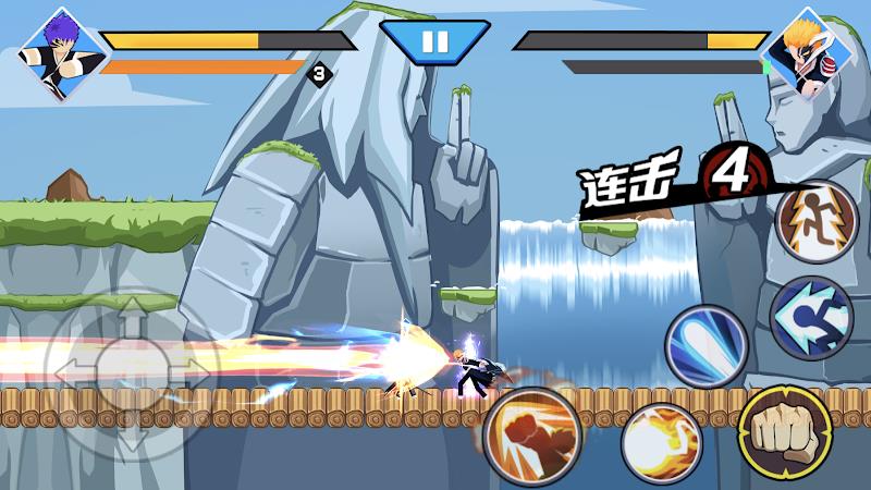 Stickman Ninja Warriors Fight Captura de pantalla 2