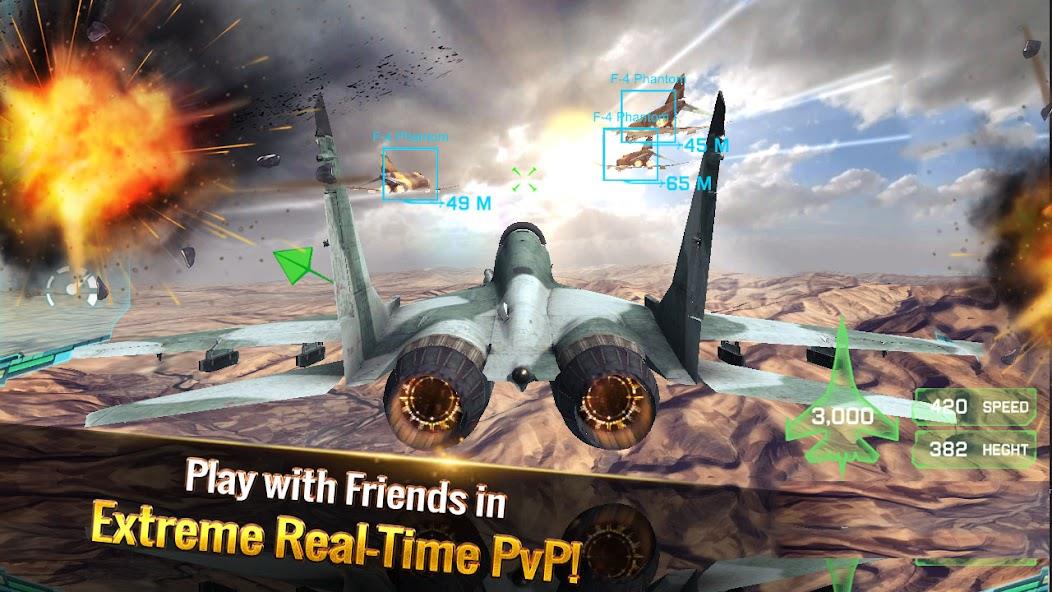 Ace Fighter: Modern Air Combat Mod Ảnh chụp màn hình 0