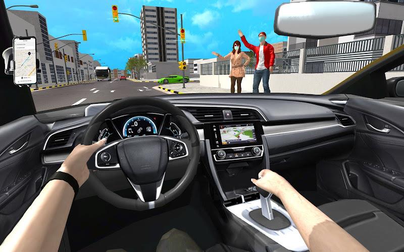 Open World Taxi Sim 2023 Captura de pantalla 3