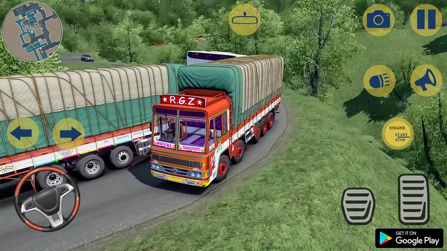 Indian Truck Cargo Truck Games Captura de tela 2