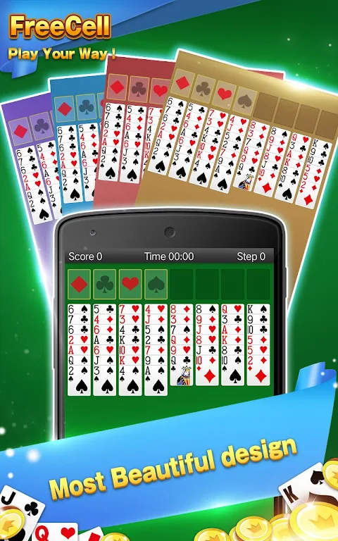 Solitaire - FreeCell Card Game 螢幕截圖 1