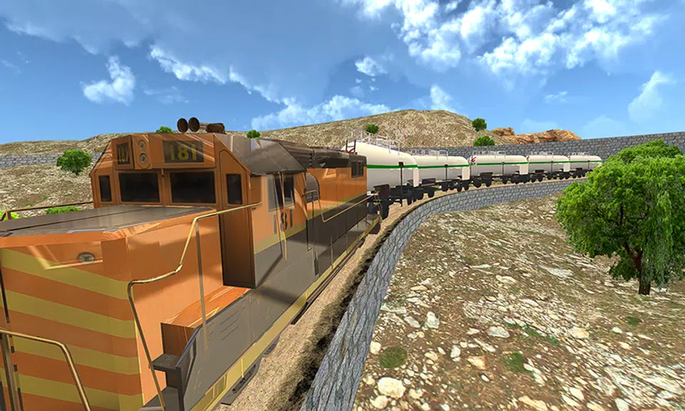 Oil Tanker Train Driving Sim应用截图第1张