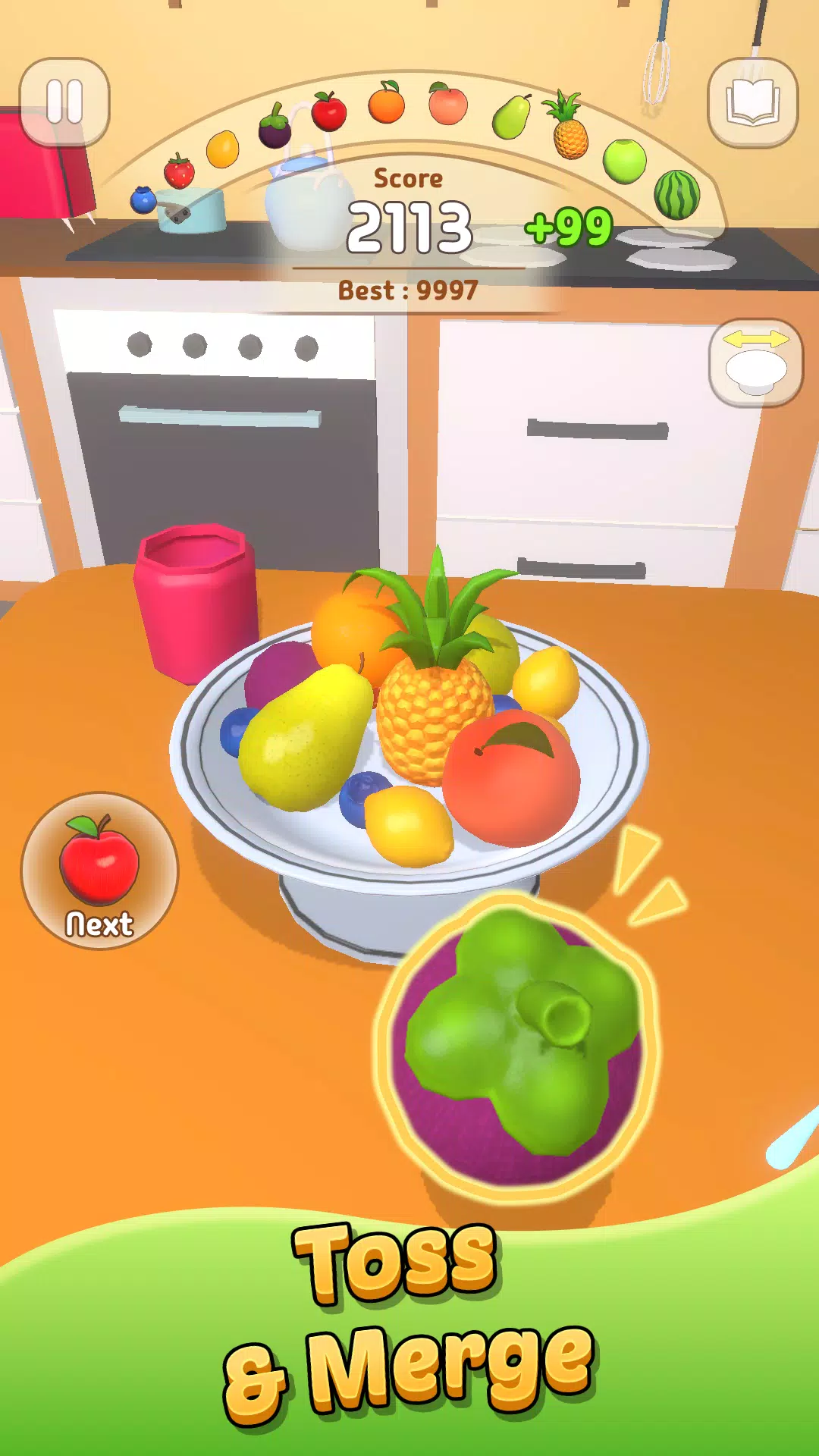 Toss and Merge: Fruit Mount Screenshot 1