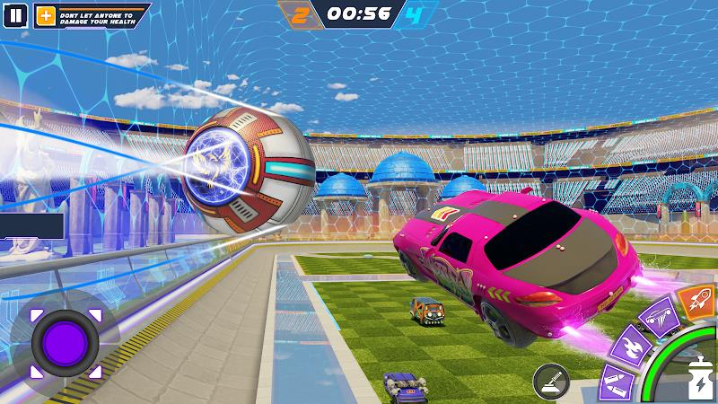 Rocket Car: Car Ball Games Schermafbeelding 1