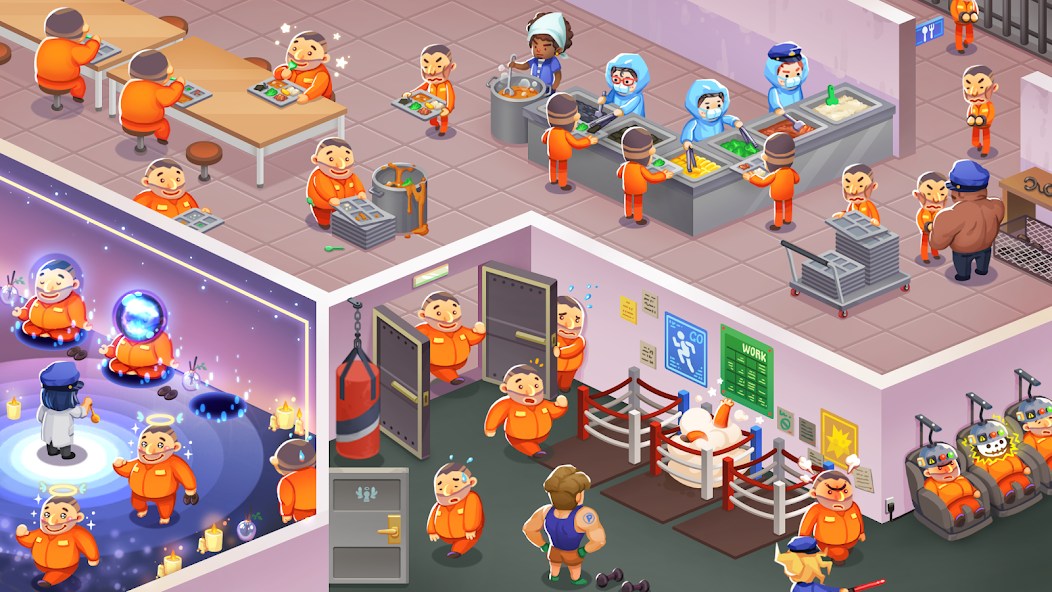 Idle Prison Tycoon Mod Tangkapan skrin 2