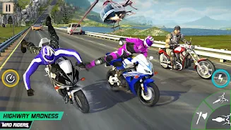 Crazy Moto: Bike Shooting Game Скриншот 3