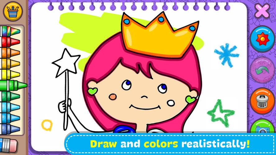 Princess Coloring Book & Games Screenshot 0