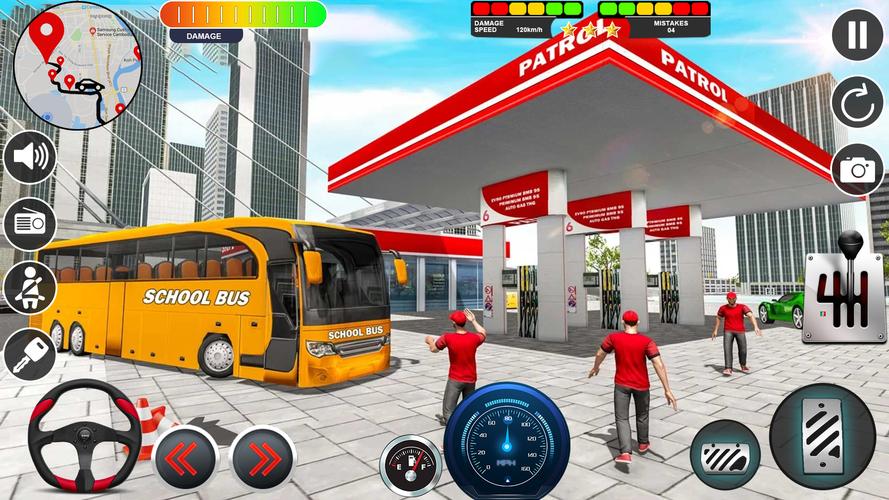 School Bus Simulator Bus Games ဖန်သားပြင်ဓာတ်ပုံ 1