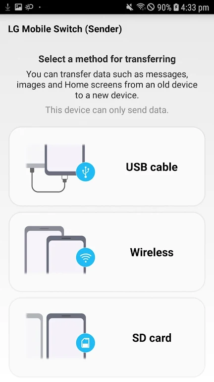 LG Mobile Switch (will closed) Zrzut ekranu 3