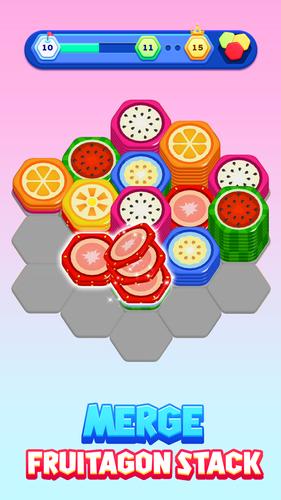 Fruitagon: Stack Sort Ảnh chụp màn hình 1