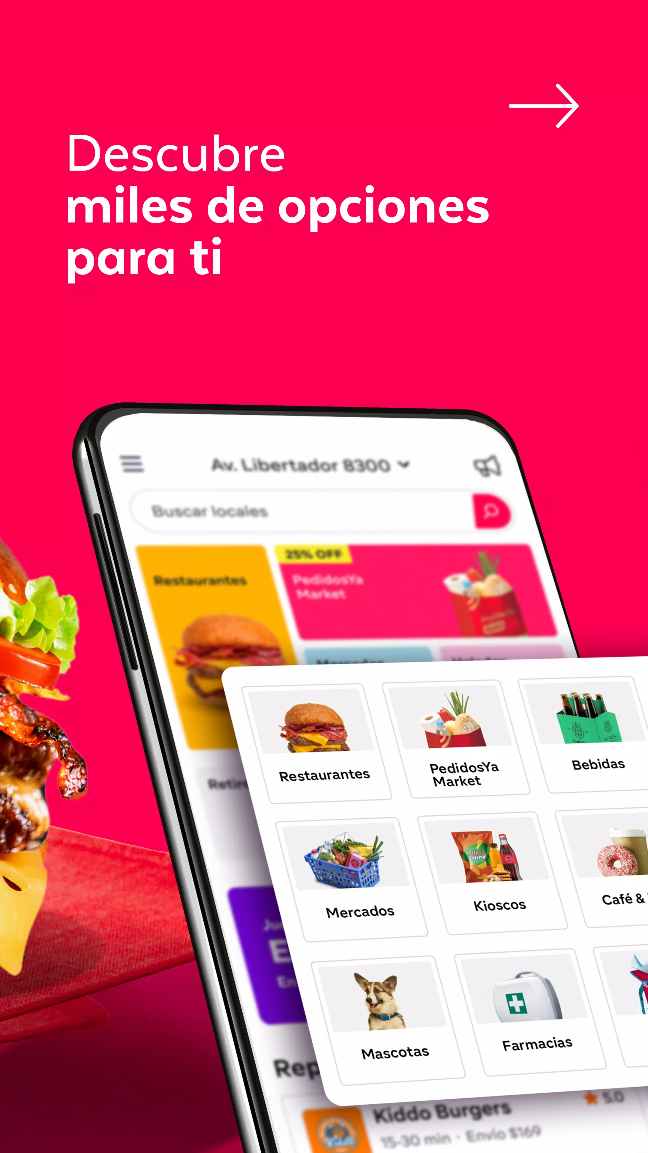 PedidosYa - Delivery Online 螢幕截圖 1