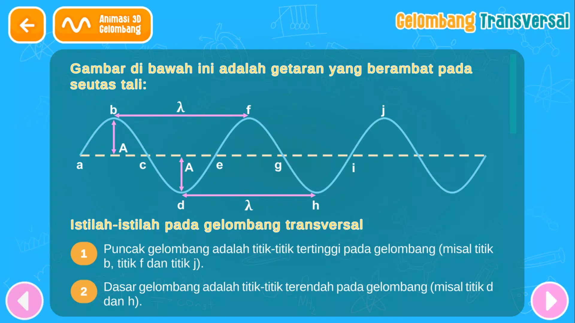 Fisika Gelombang Mekanik Ảnh chụp màn hình 1