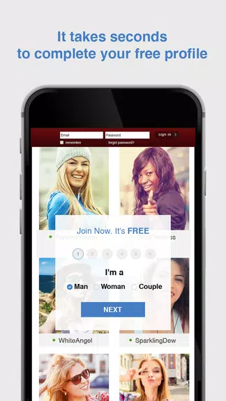 AFF dating app - your personal friendfinder! スクリーンショット 1