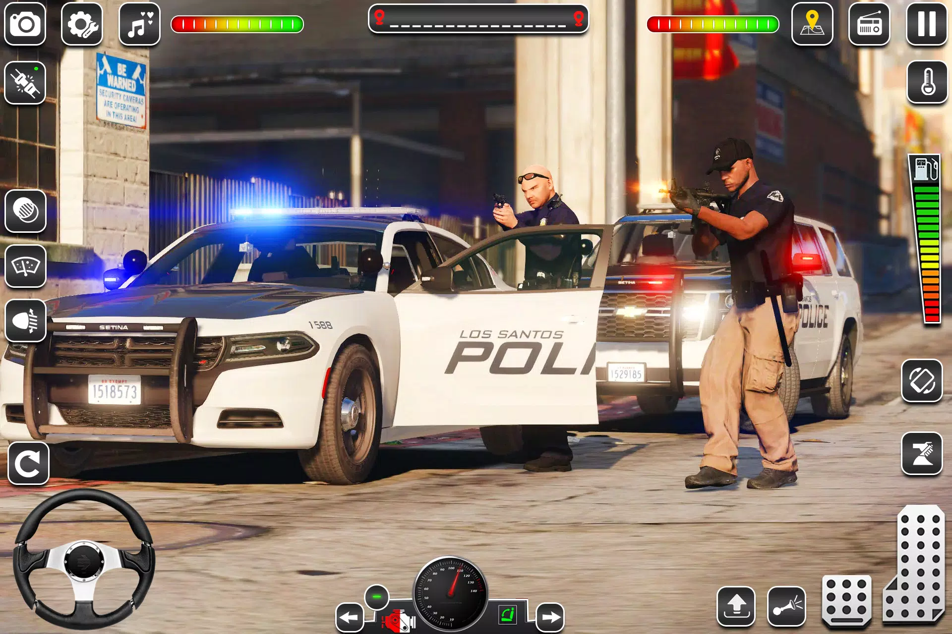 US Police Car Chase Game 3D 螢幕截圖 2