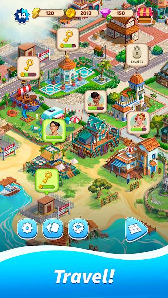 Travel Town - Merge Adventure Mod 스크린샷 3