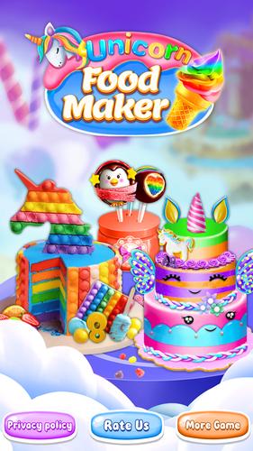 Unicorn Cake Maker-Bakery Game Tangkapan skrin 0