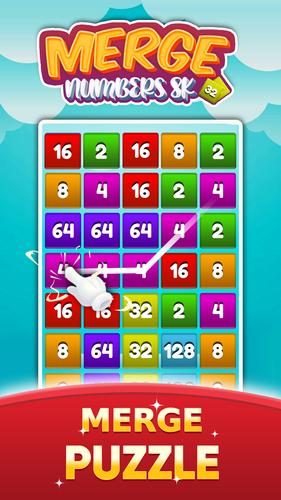 2048 Number Merge Games Puzzle Ảnh chụp màn hình 2
