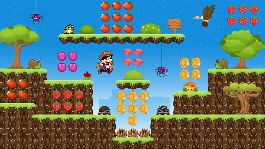 Super Nob Run:Adventure Jungle Tangkapan skrin 3