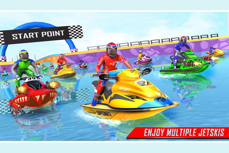 Jet Ski Racing Games 3D ဖန်သားပြင်ဓာတ်ပုံ 3