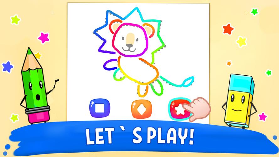 Coloring book Games for kids 2 Скриншот 3