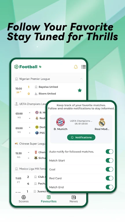 Schermata Xscorez - Euro Live Scores 2