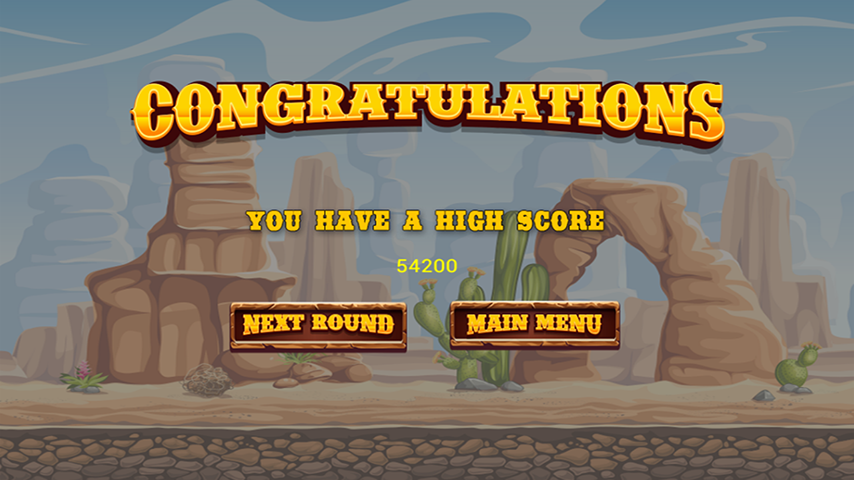 Wild West Tri Peaks Solitaire 螢幕截圖 2