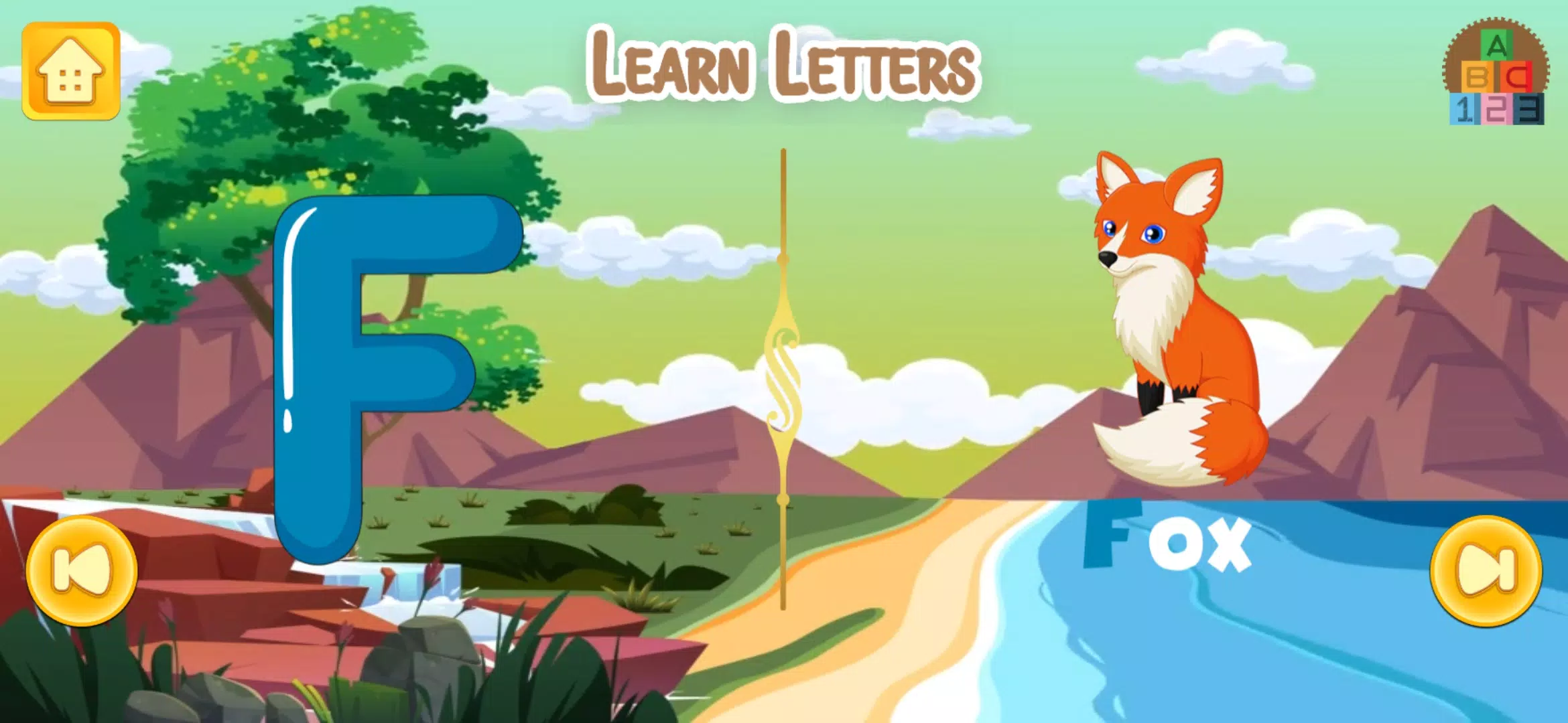 Learn numbers and letters 스크린샷 1