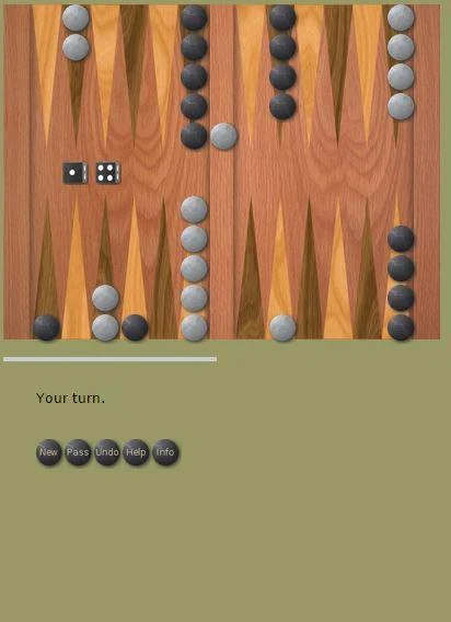 Backgammon Solitaire Classic 螢幕截圖 2