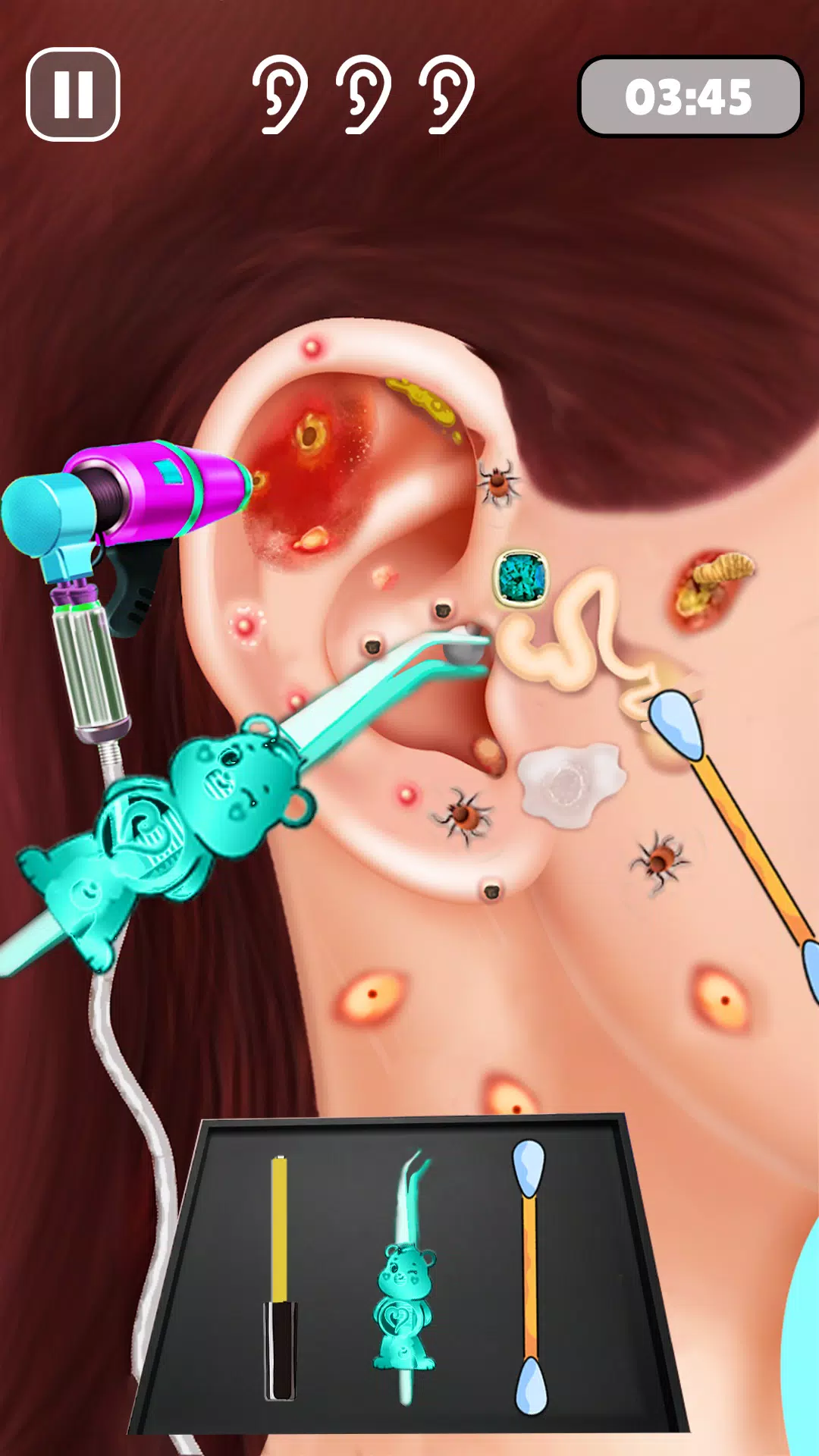Schermata Ear Salon ASMR Doctor Game 0