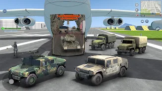 Army Vehicle Cargo: Truck Game 螢幕截圖 0