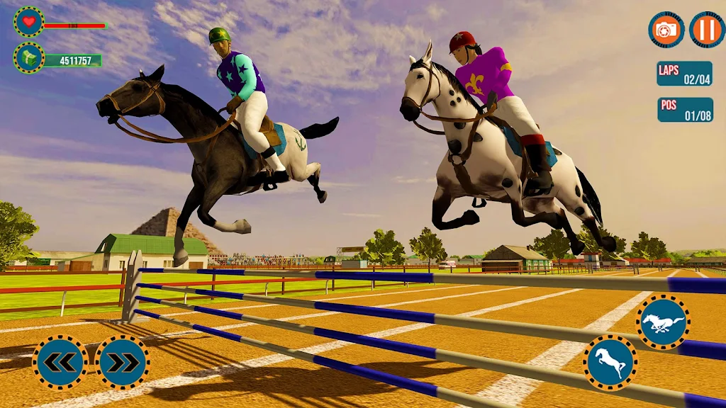 Horse Riding:Horse Racing Game Captura de tela 0