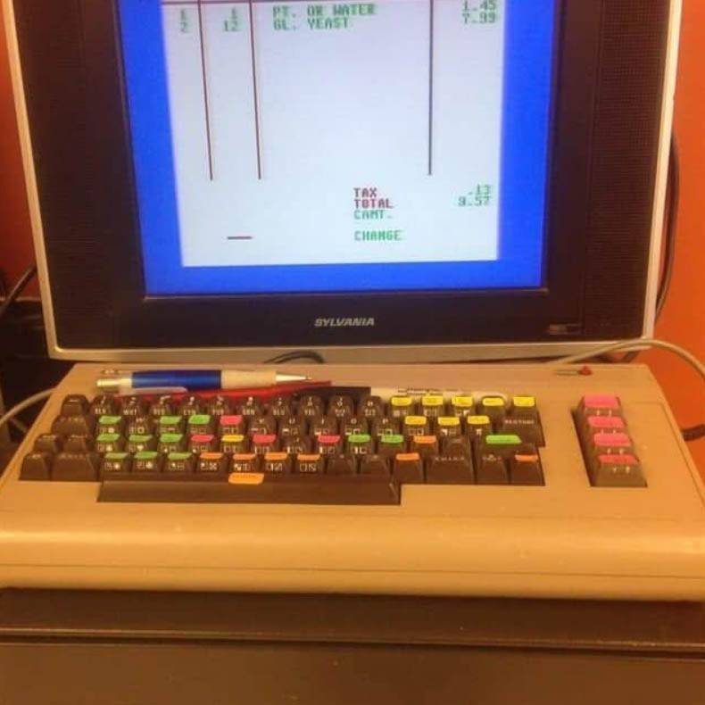 复古技术作为面包店POS系统