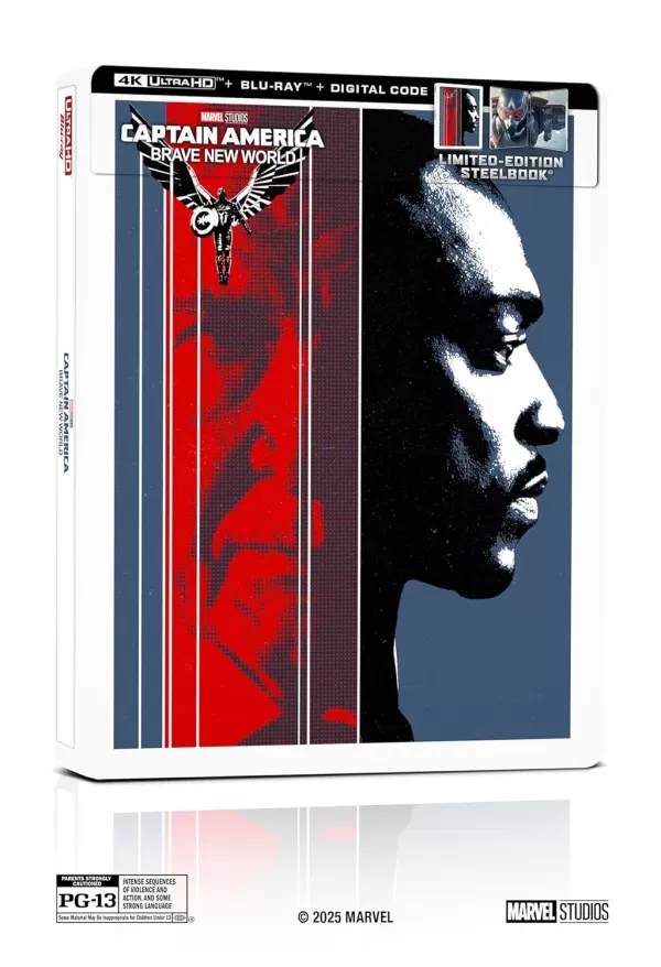Captain America: Brave New World - Steelbook (4K UHD + Blu-ray + Digital)