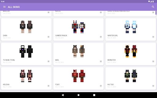 Skins for Minecraft 2 ဖန်သားပြင်ဓာတ်ပုံ 2