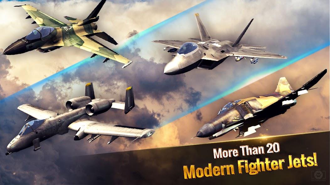 Ace Fighter: Modern Air Combat Mod Ảnh chụp màn hình 2