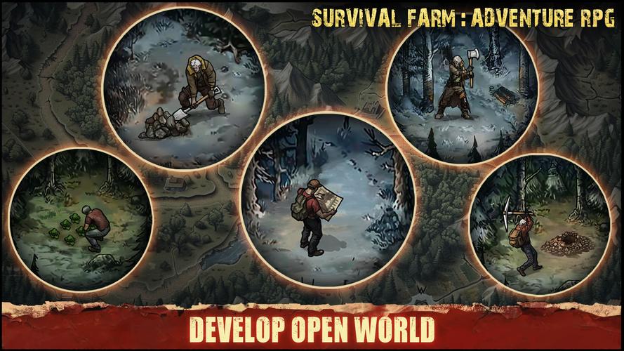 Survival Farm: Adventure RPG 螢幕截圖 0
