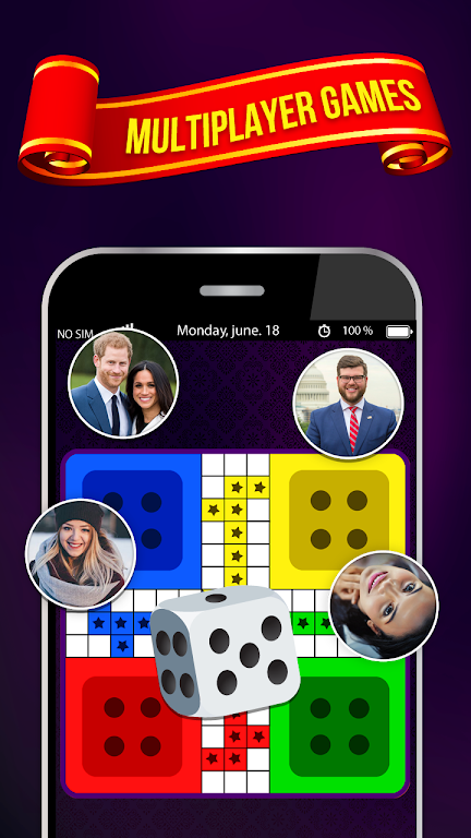 Classic Ludo Game Tangkapan skrin 1