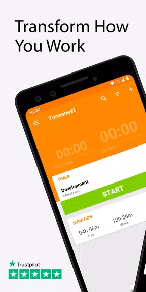 Timesheet - Time Tracker 螢幕截圖 0