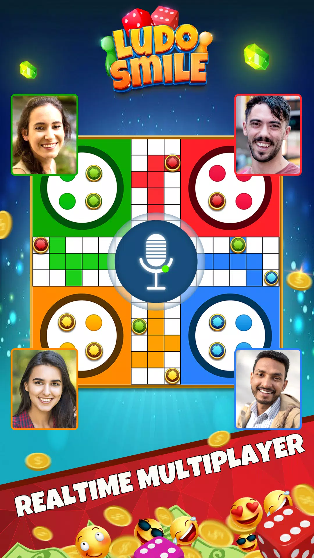 Ludo Online: Dice & Board Game 螢幕截圖 1