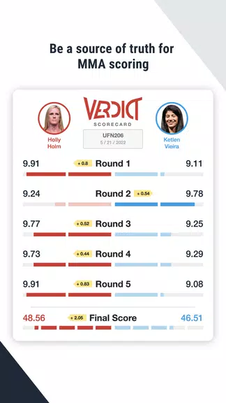 Verdict MMA Picks & Scoring 螢幕截圖 3