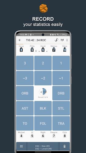 Statastic Basketball Tracker Ekran Görüntüsü 0