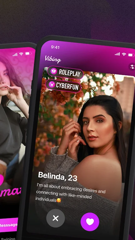 Vibing Dating: Meet, Flirt App スクリーンショット 1