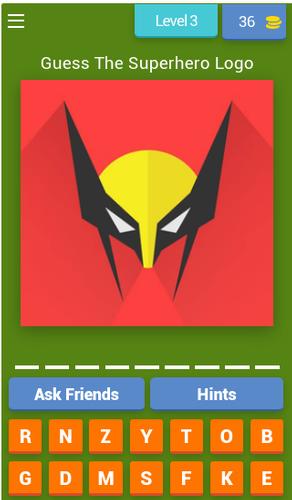 Superhero Logo Quiz スクリーンショット 3